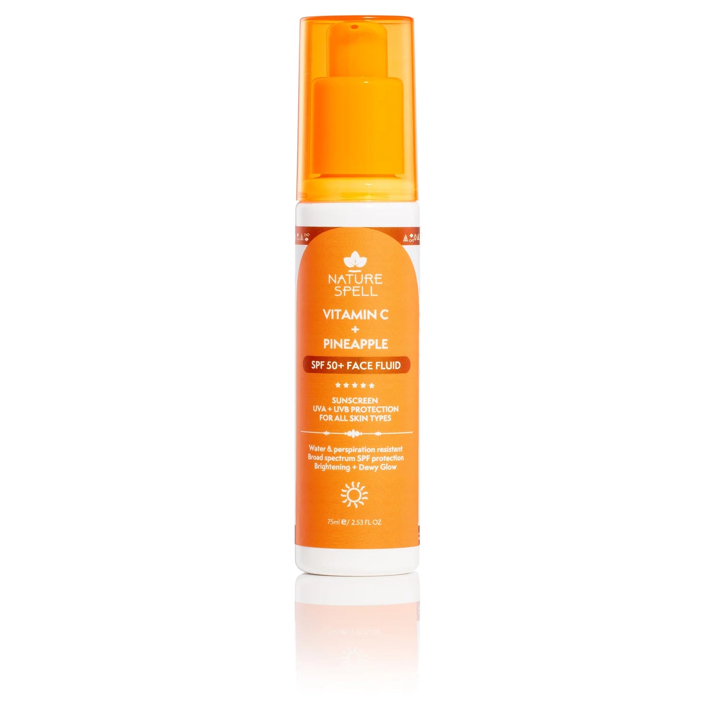 NATURE SPELL VITAMIN C + PINEAPPLE SPF 50+ FACE FLUID