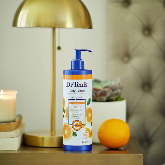 DR. TEAL’S VITAMIN C GLOW & RADIANCE BODY LOTION