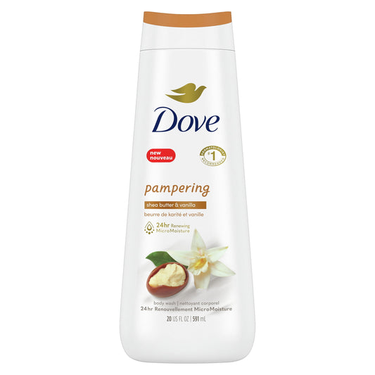 DOVE PAMPERING BODY WASH WITH SHEA BUTTER & WARM VANILLA