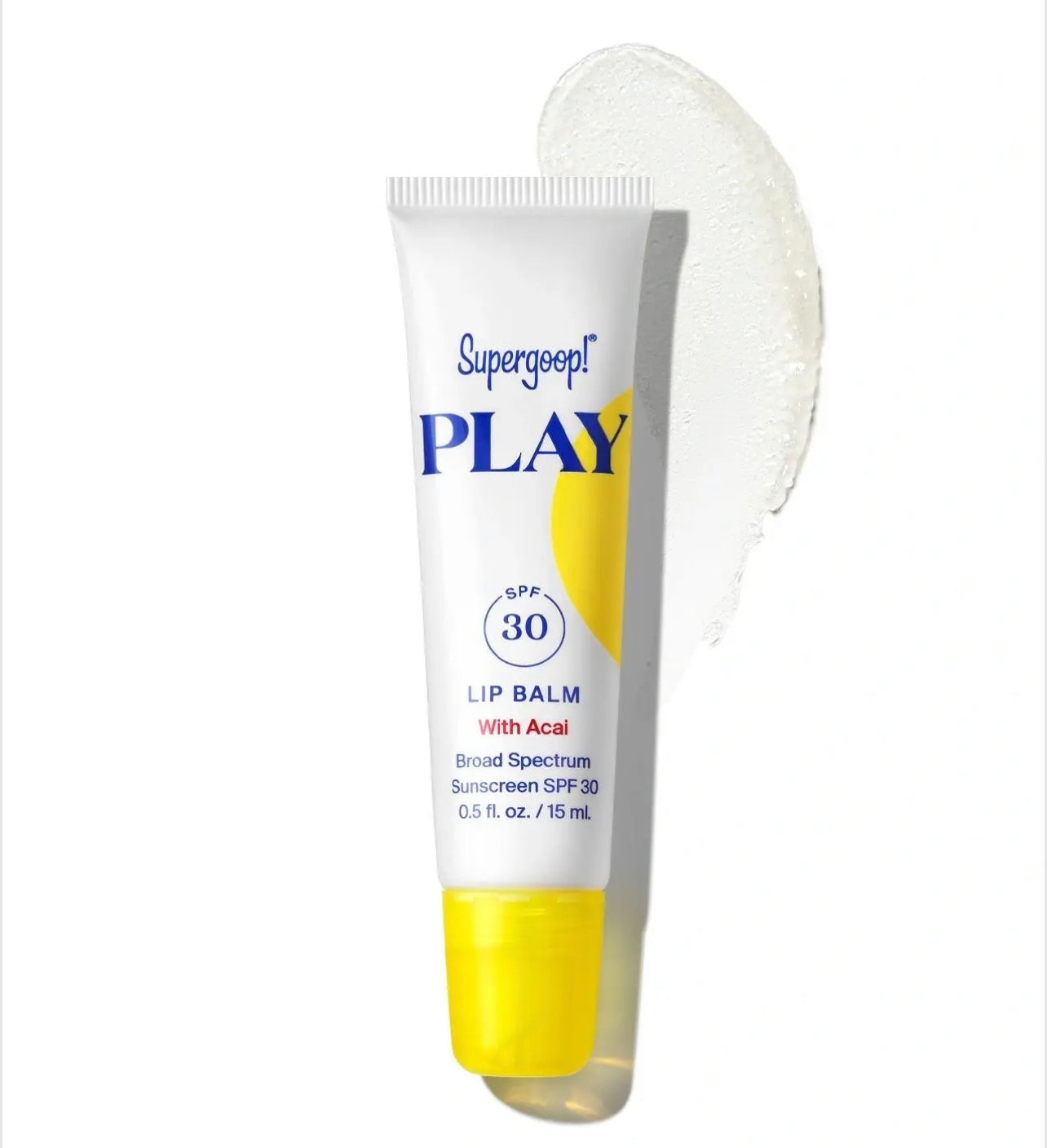 SUPERGOOP PLAY LIP BALM SPF 30 WITH ACAI