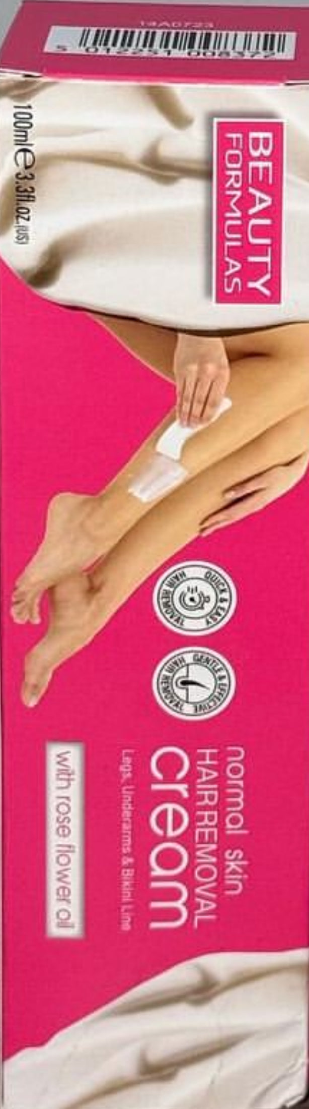 BEAUTY FORMULAS NORMAL SKIN HAIR REMOVAL CREAM WITH ROSE FLOWER OIL