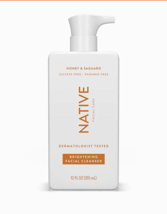 NATIVE BRIGHTENING FACIAL CLEANSER (HONEY AND SAGUARO)