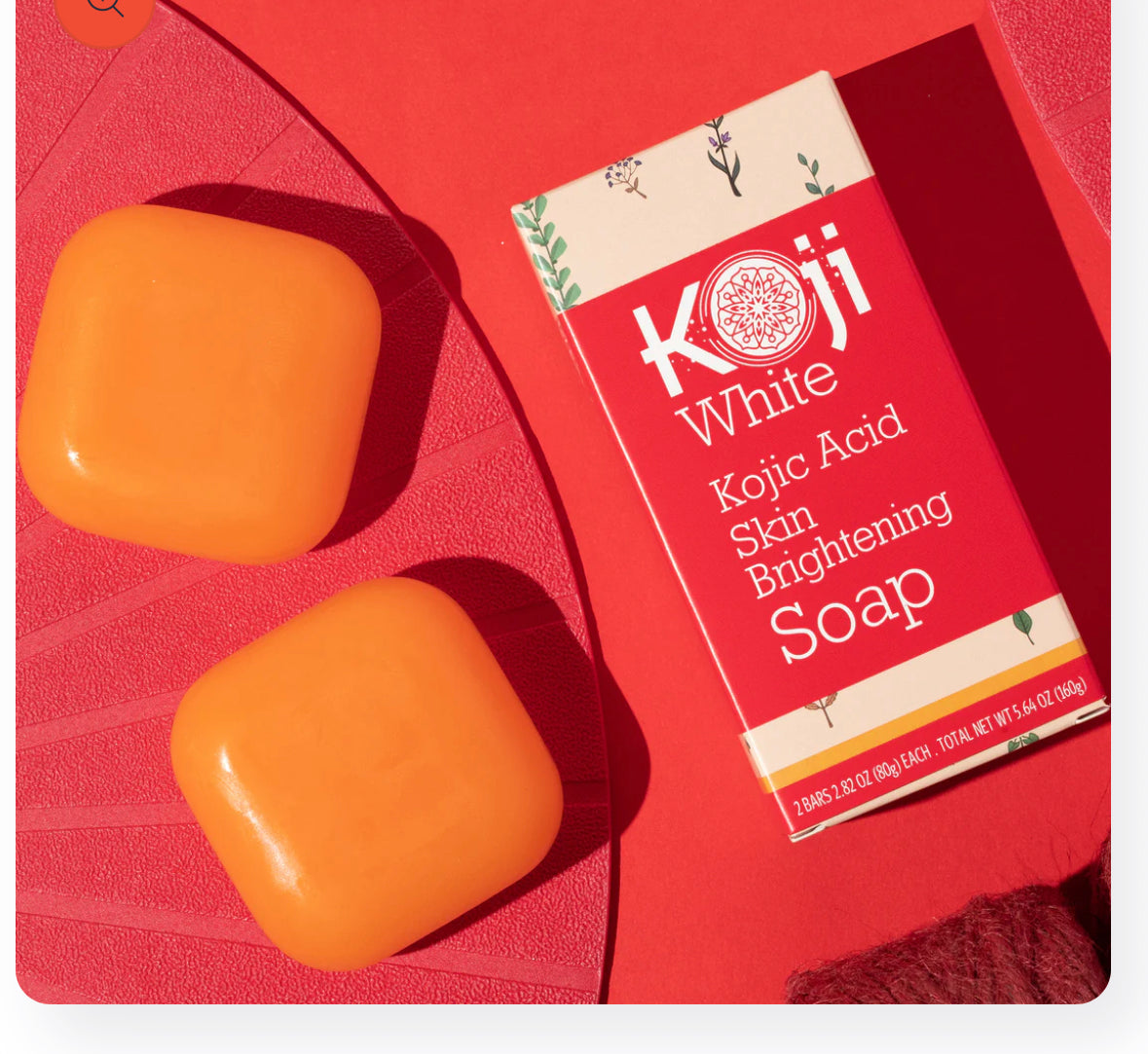 KOJI WHITE KOJIC ACID SKIN BRIGHTENING SOAP (2 Bars)