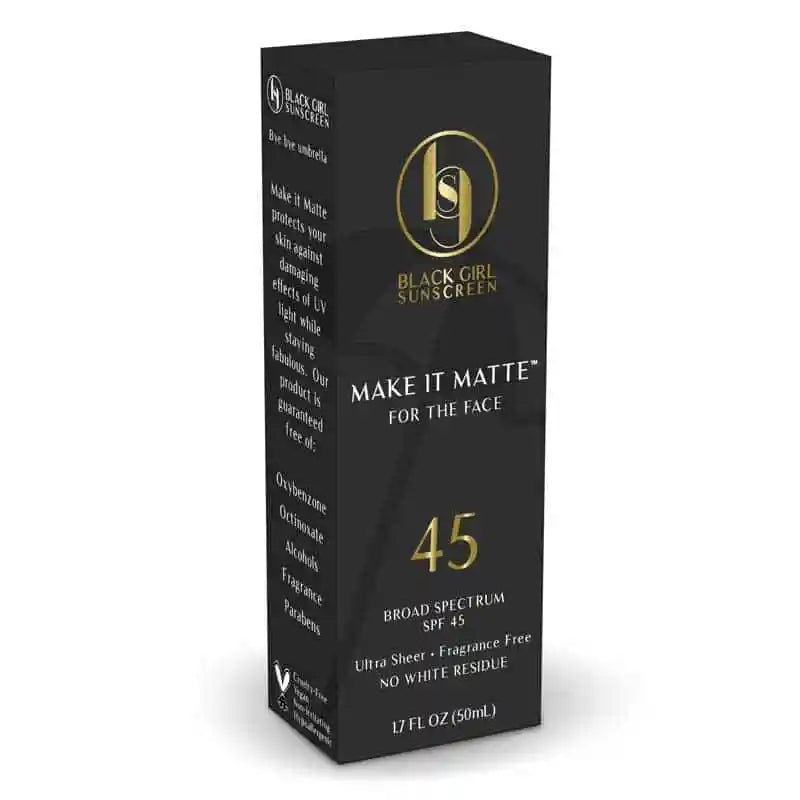 BLACK GIRL SUNSCREEN- MAKE IT MATTE SPF 45