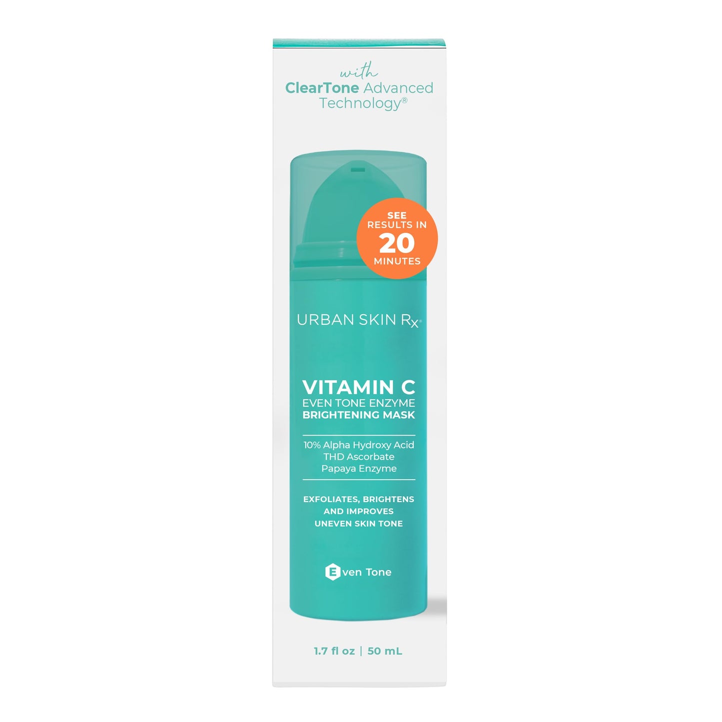 URBAN SKIN RX VITAMIN C EVEN TONE ENZYME BRIGHTENING MASK