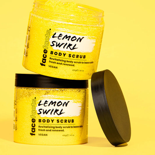 FACE FACTS LEMON SWIRL BODY SCRUB