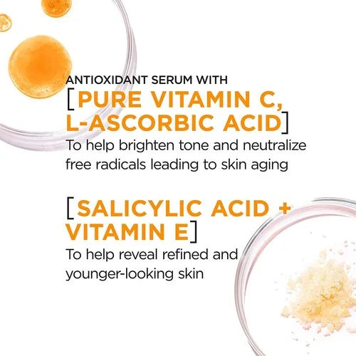 L’ORÉAL 12% PURE VITAMIN C + E + SALICYLIC ACID SERUM