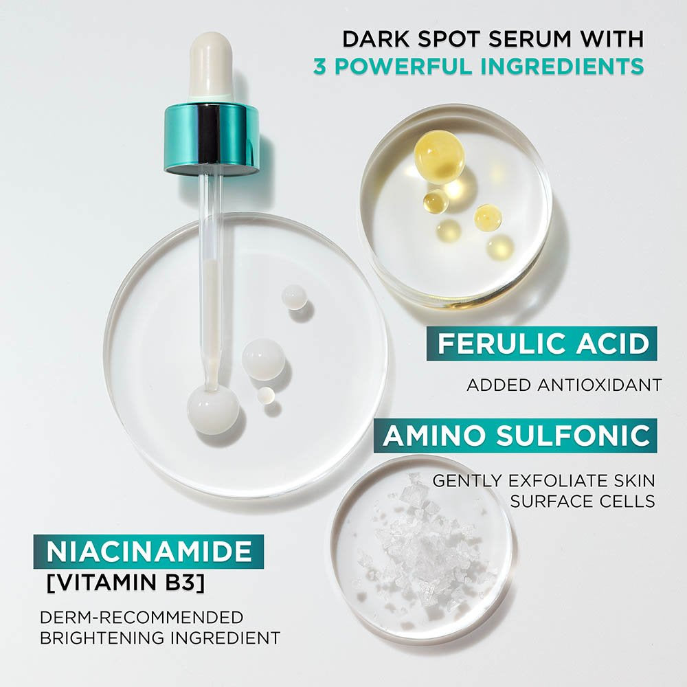 L’ORÉAL BRIGHT REVEAL 12% [NIACINAMIDE + AMINO SULFONIC + FERULIC ACID] DARK SPOT SERUM