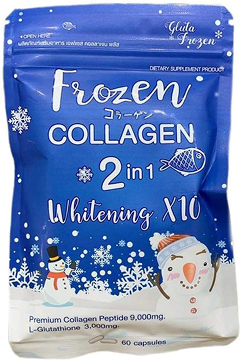 FROZEN COLLAGEN 2 IN 1 WHITENING X10 SUPPLEMENTS