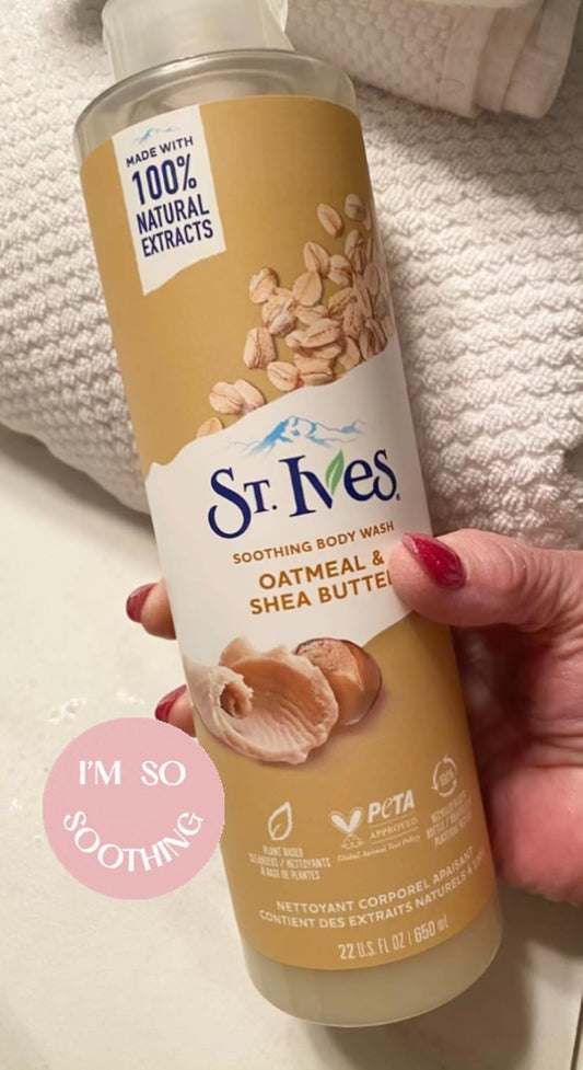 ST IVES OATMEAL AND SHEA BUTTER BODY WASH