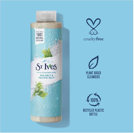 ST IVES SEA SALT AND PACIFIC KELP BODY WASH