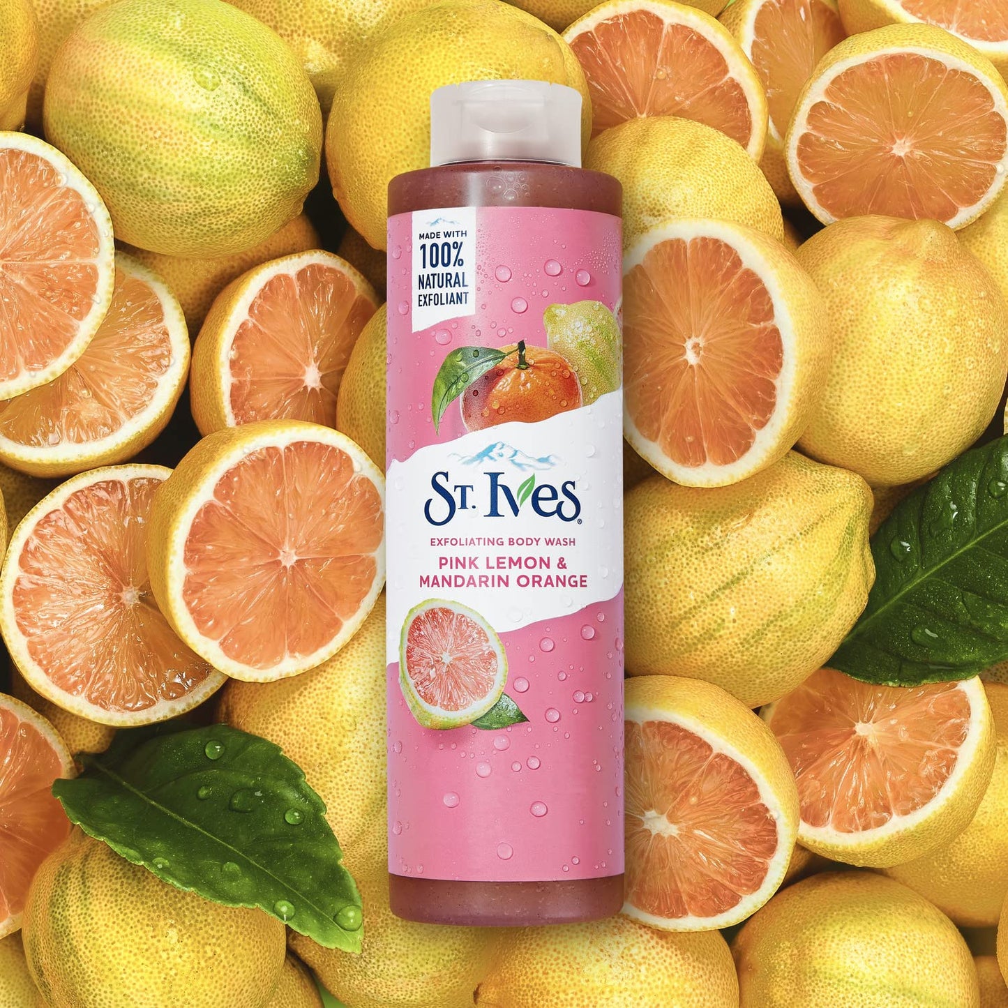 ST IVES PINK LEMON AND MANDARIN BODY WASH