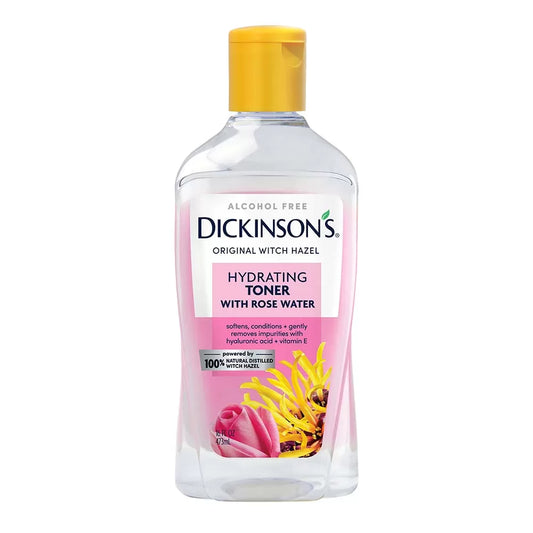 DICKINSON’S WITCH HAZEL HYDRATING TONER WITH ROSEWATER