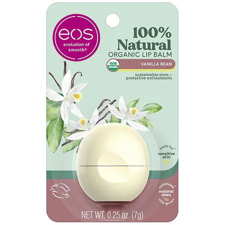 EOS 100% ORGANIC LIP BALM VANILLA BEAN