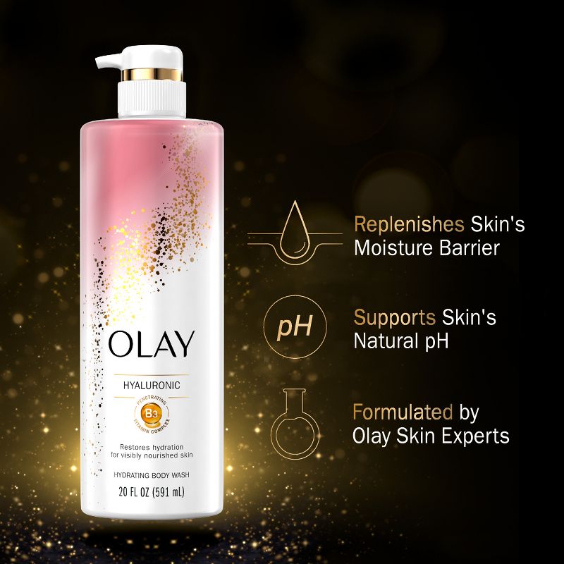 OLAY HYALURONIC HYDRATING BODY WASH