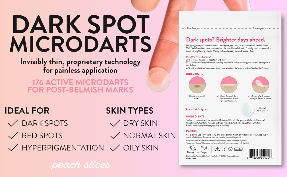 PEACH SLICES DARK SPOT MICRODARTS