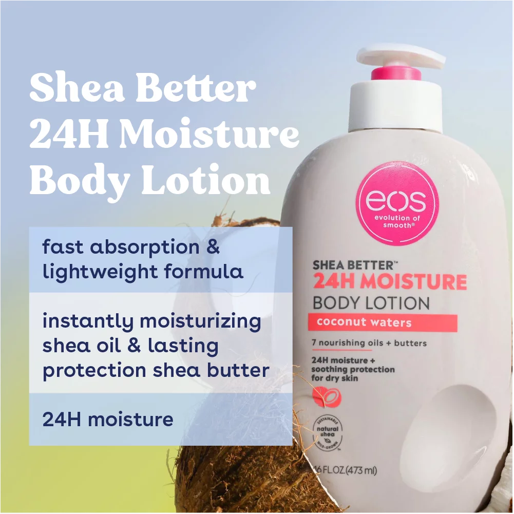 EOS SHEA BETTER COCONUT WATERS BODY LOTION