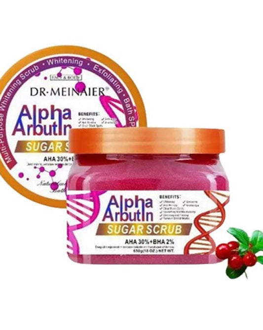 DR MEINAIER ALPHA ARBUTIN BODY SUGAR SCRUB