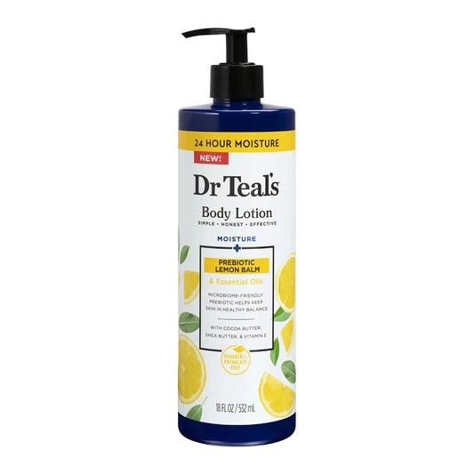 DR TEAL’S PREBIOTIC LEMON BALM BODY LOTION