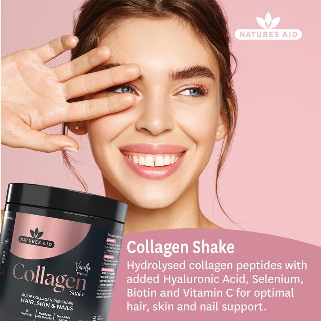 NATURES AID COLLAGEN SHAKE FOR HAIR SKIN & NAILS(VANILLA FLAVOR)