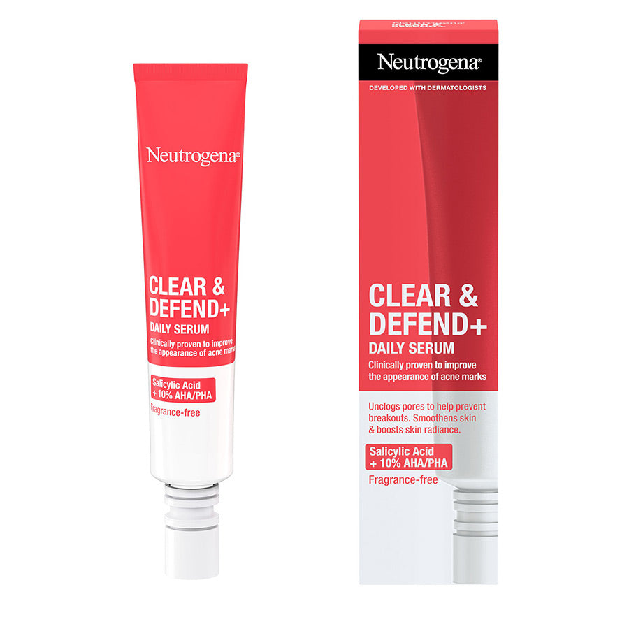 NEUTROGENA’S CLEAR&DEFEND+ DAILY SERUM