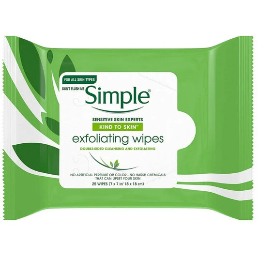 SIMPLE EXFOLIATING WIPES