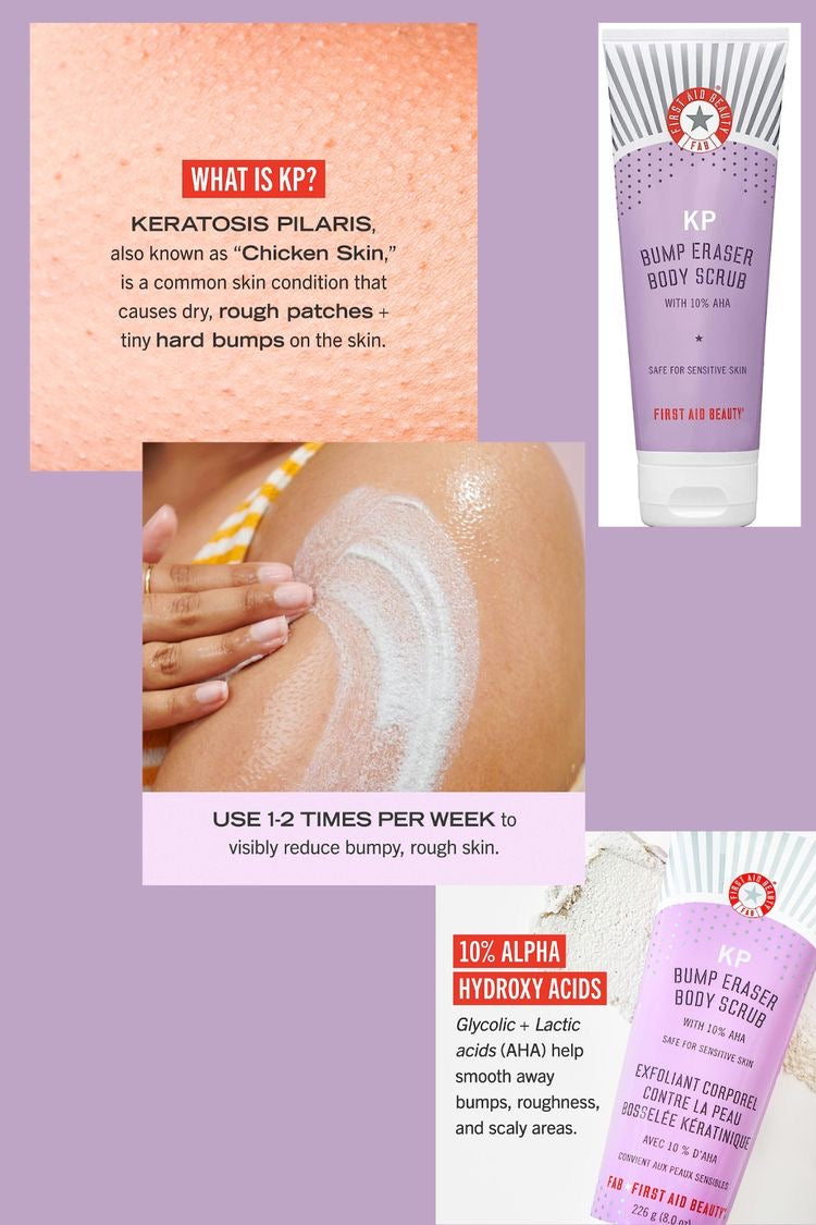 KP BUMP ERASER BODY SCRUB 10% AHA