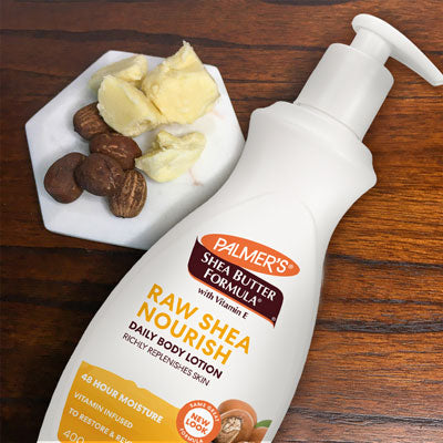 PALMER’S SHEA BUTTER FORMULA RAW SHEA NOURISHING BODY LOTION