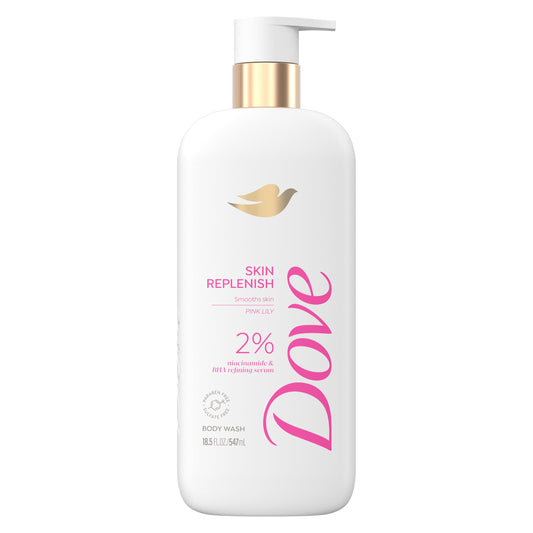 DOVE SKIN REPLENISH 2% NIACINAMIDE & BHA REFINING SERUM BODY WASH