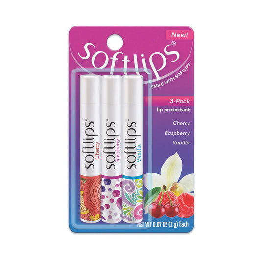 SOFTLIPS CLASSIC SLIM TRIO- MULTI FLAVOR LIP BALMS