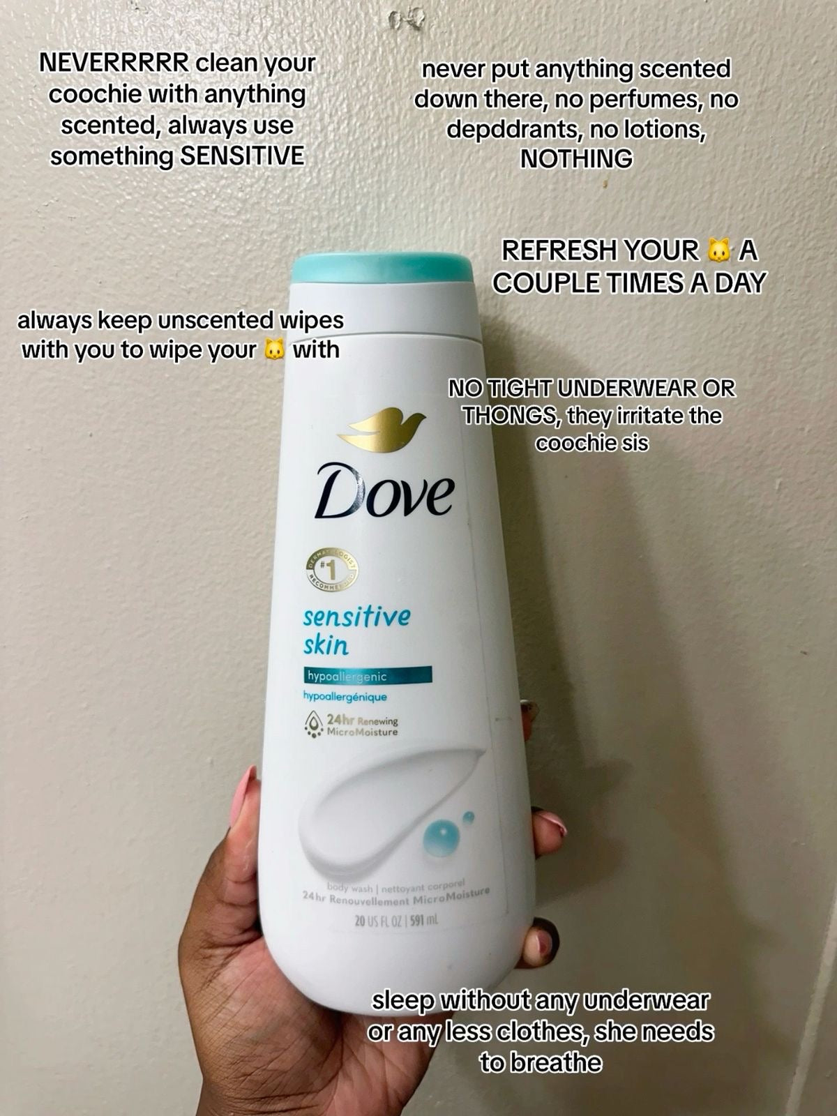 DOVE SENSITIVE SKIN BODY WASH