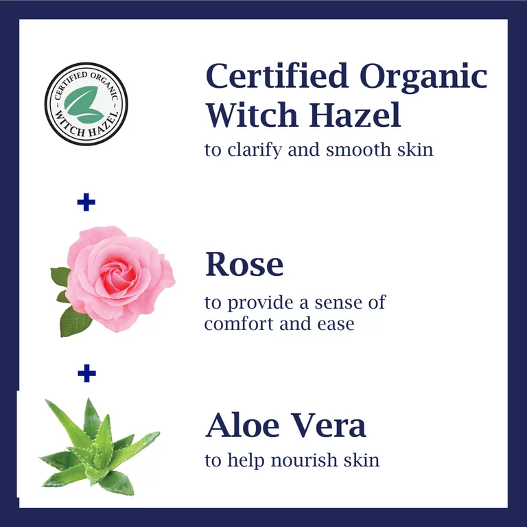 DR TEAL’S WITCH HAZEL FACIAL TONER ROSE WATER