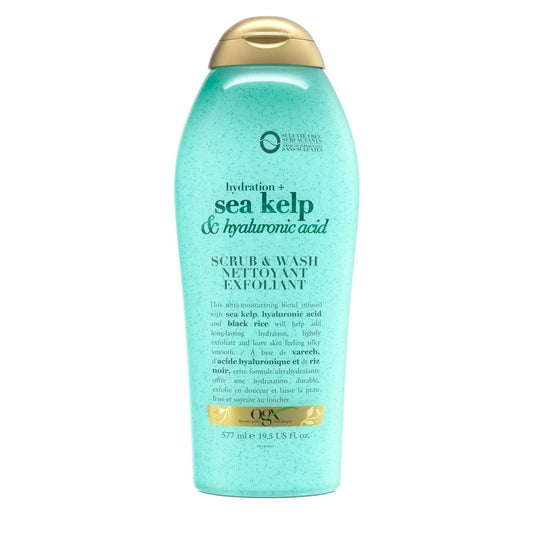 OGX HYDRATING + SEA KELP& HYALURONIC ACID BODY SCRUB/WASH