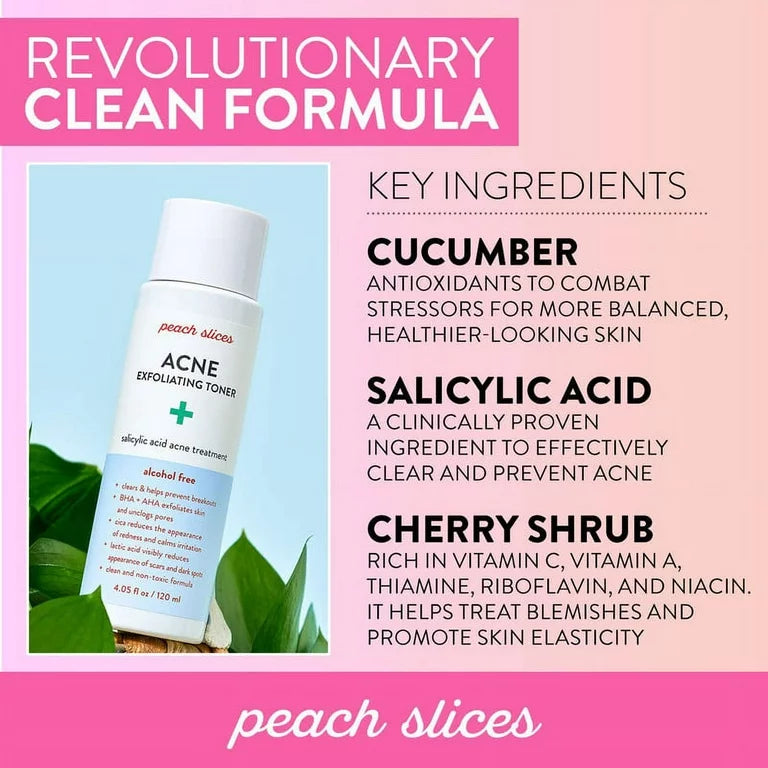 PEACH SLICES ACNE EXFOLIATING TONER