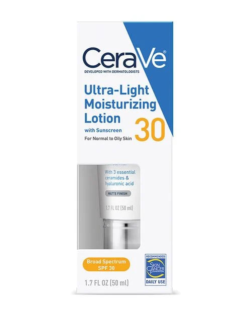 CERAVE ULTRA-LIGHT MOISTURIZING LOTION SPF 30