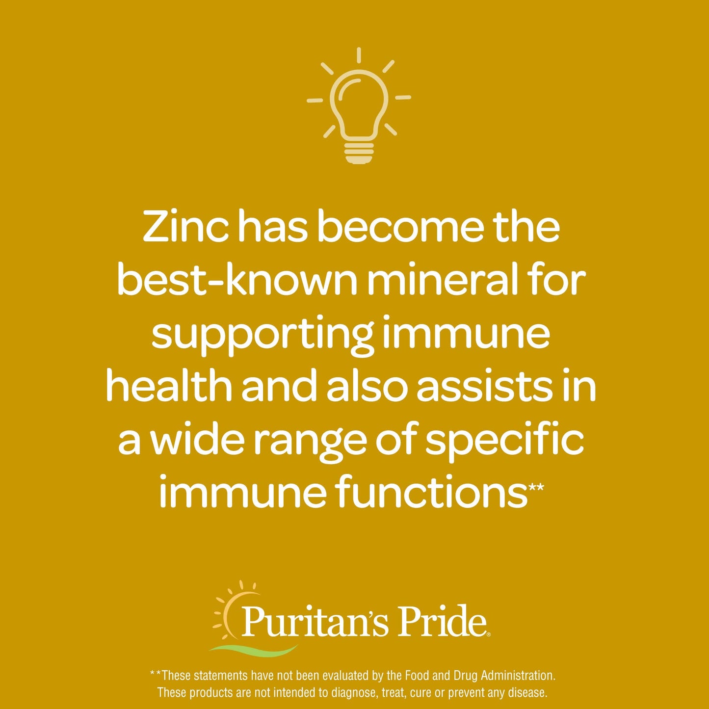 PURITAN’S PRIDE ZINC FOR ACNE DIETARY SUPPLEMENT