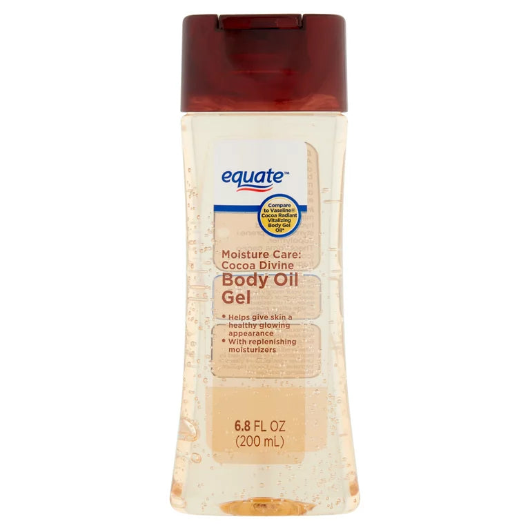 EQUATE MOISTURE CARE COCOA DIVINE BODY OIL GEL