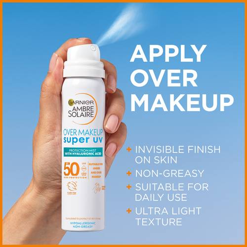 GARNIER AMBRE SOLAIRE OVER MAKEUP SUPER UV