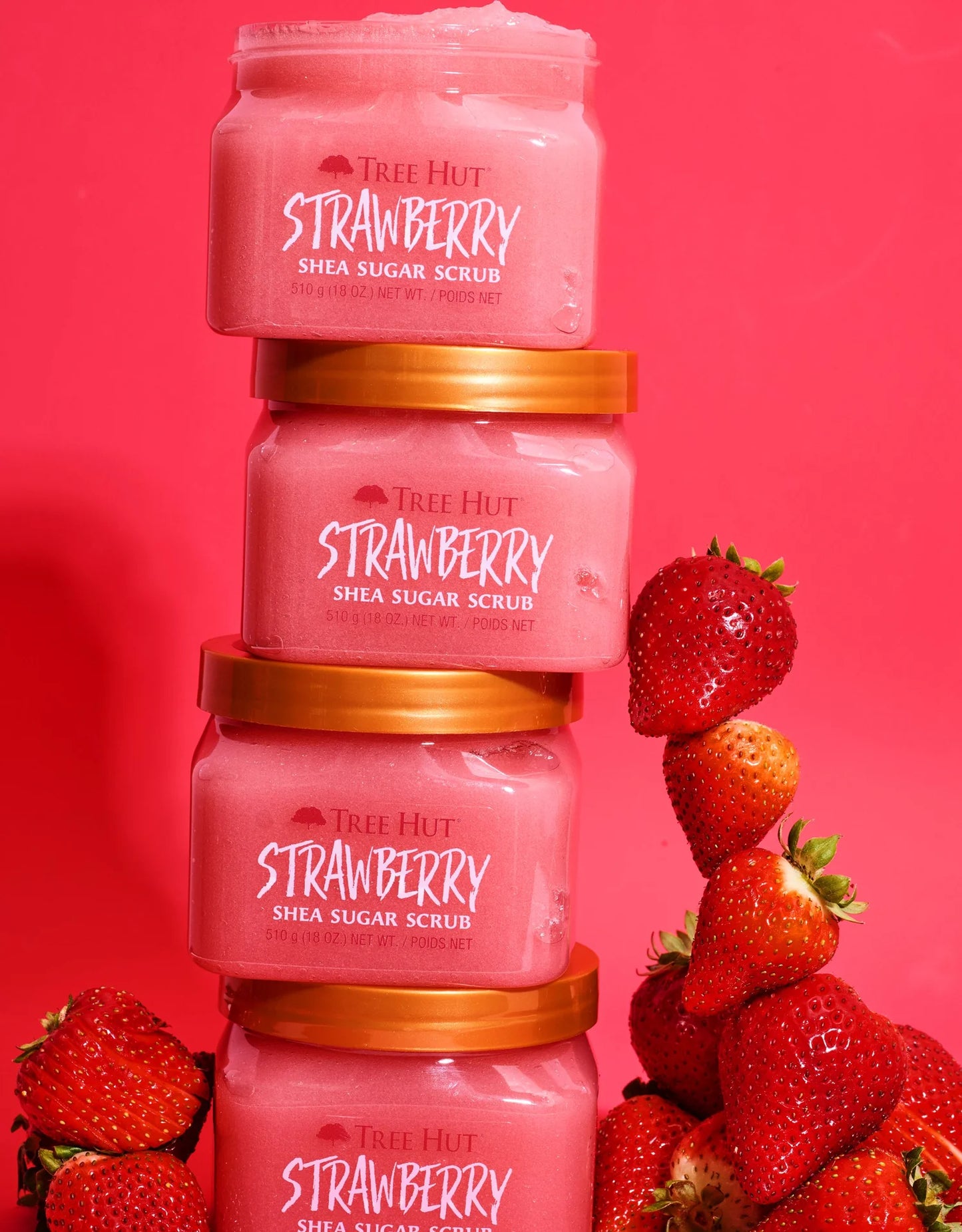 TREEHUT STRAWBERRY SHEA SUGAR SCRUB