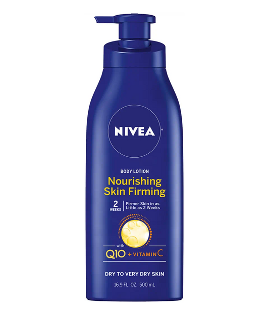 NIVEA NOURISHING SKIN FIRMING BODY LOTION W/ Q10 & VITAMIN C