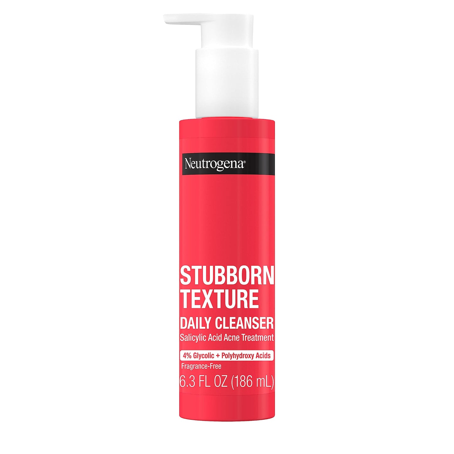 NEUTROGENA STUBBORN TEXTURE DAILY ACNE FACIAL CLEANSER